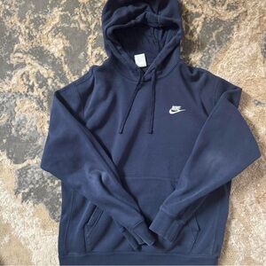 Nike Men's Dark Blue Hoodie